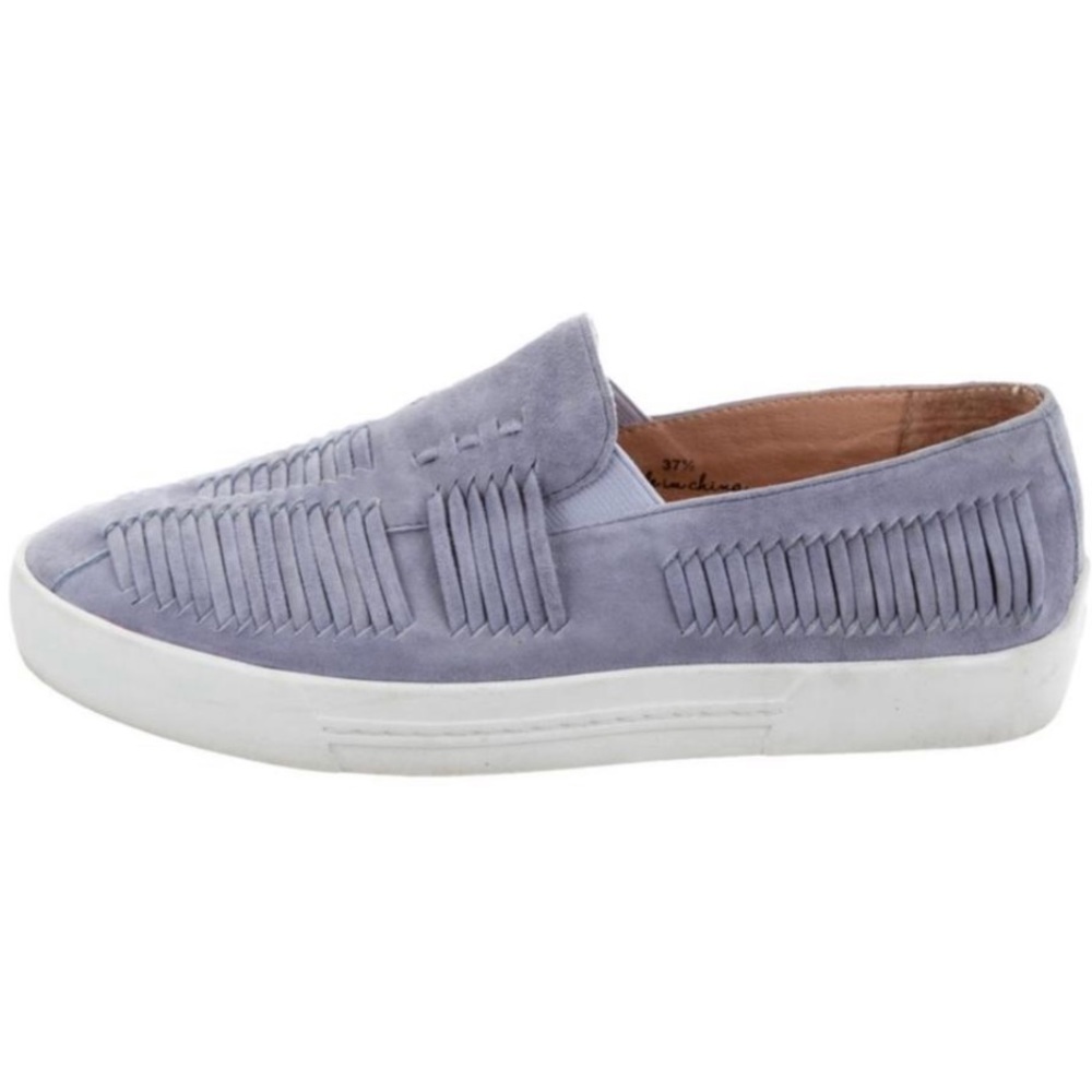 Joie light blue suede Huxley slip on sneakers 38.5